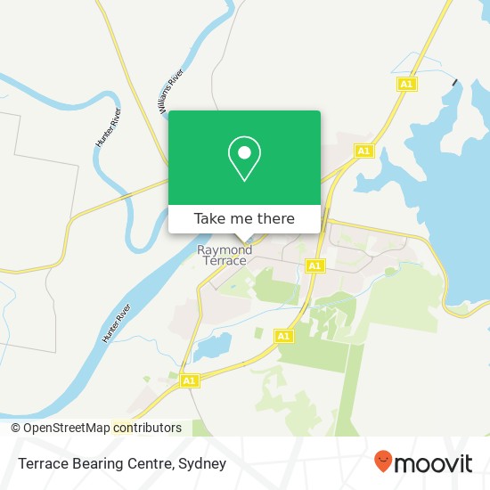 Terrace Bearing Centre map