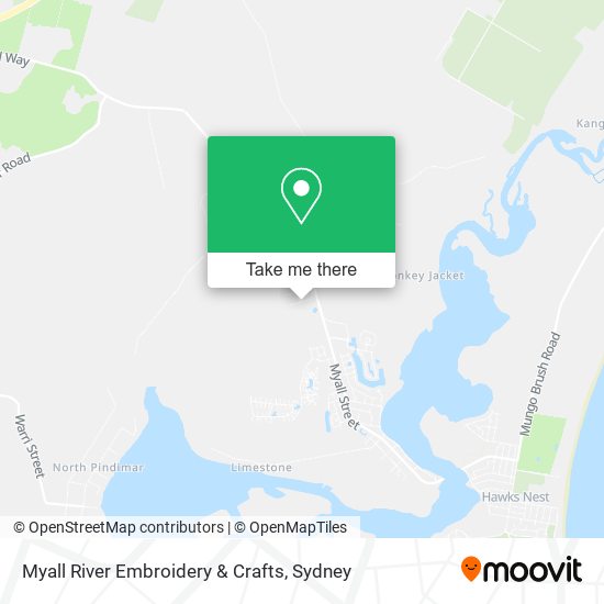 Myall River Embroidery & Crafts map