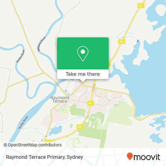 Raymond Terrace Primary map
