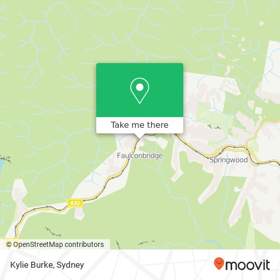 Mapa Kylie Burke