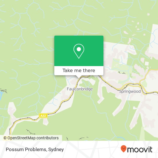 Possum Problems map