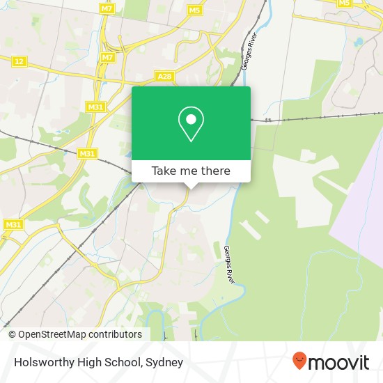 Holsworthy High School map