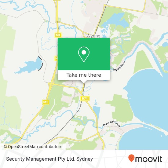 Security Management Pty Ltd map