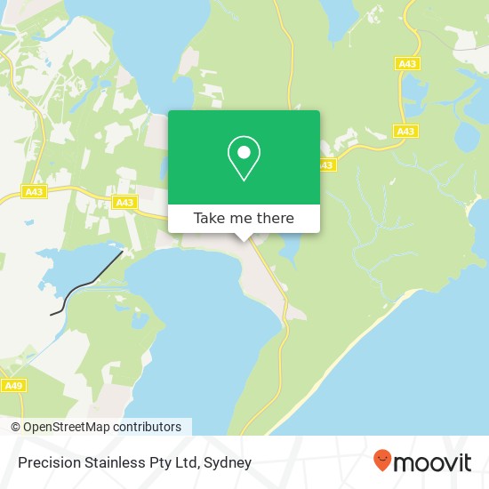 Precision Stainless Pty Ltd map