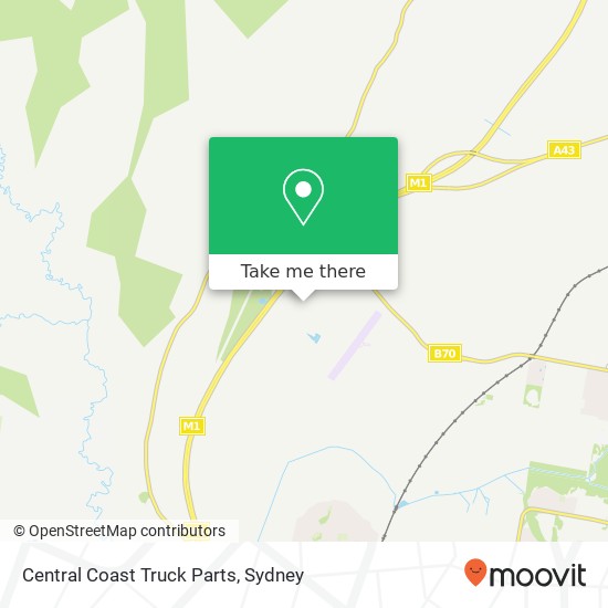 Mapa Central Coast Truck Parts