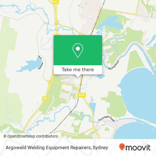 Argoweld Welding Equipment Repairers map