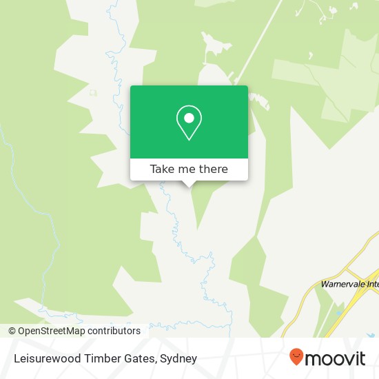 Leisurewood Timber Gates map