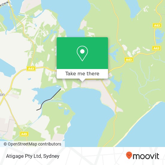 Atigage Pty Ltd map