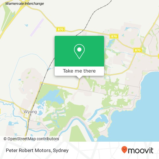 Peter Robert Motors map