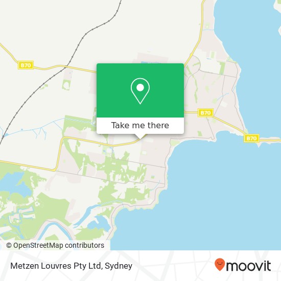 Metzen Louvres Pty Ltd map