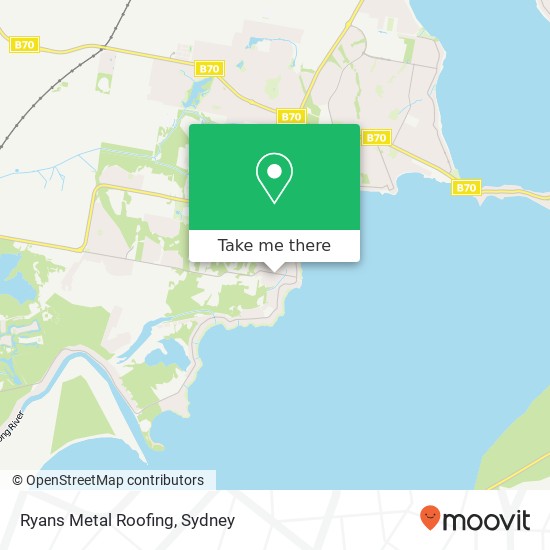 Ryans Metal Roofing map