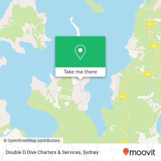 Double D Dive Charters & Services map