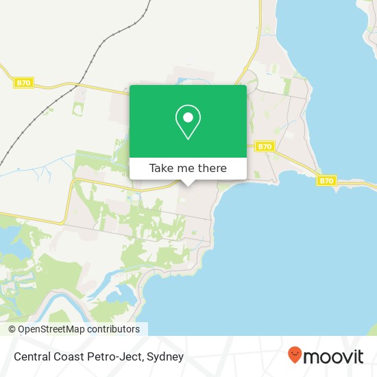 Central Coast Petro-Ject map