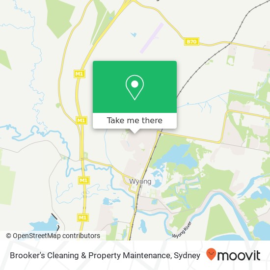 Mapa Brooker's Cleaning & Property Maintenance