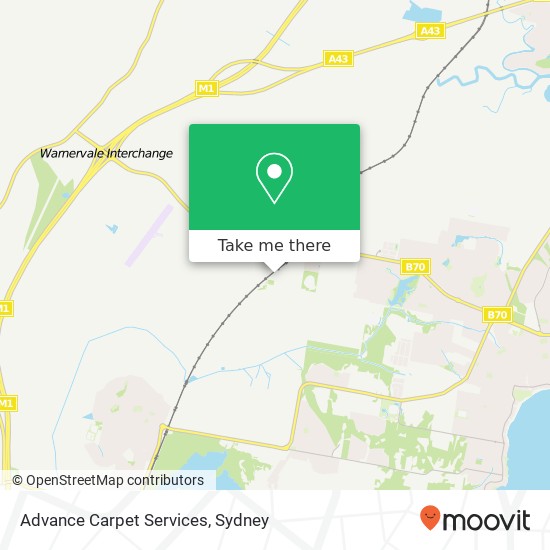 Advance Carpet Services map