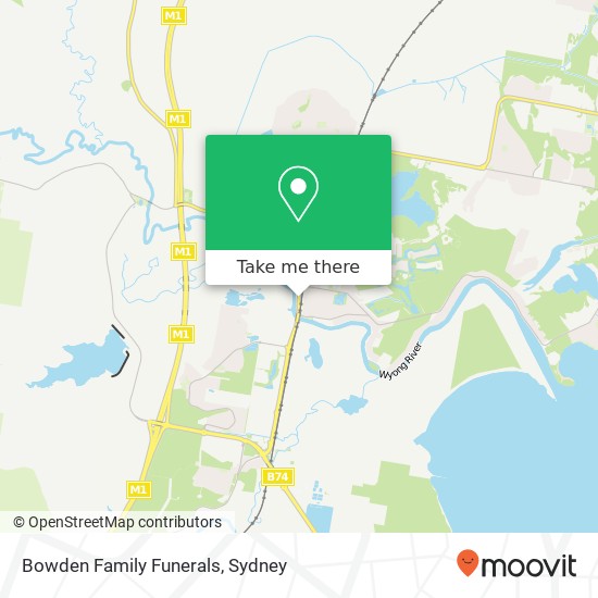 Mapa Bowden Family Funerals