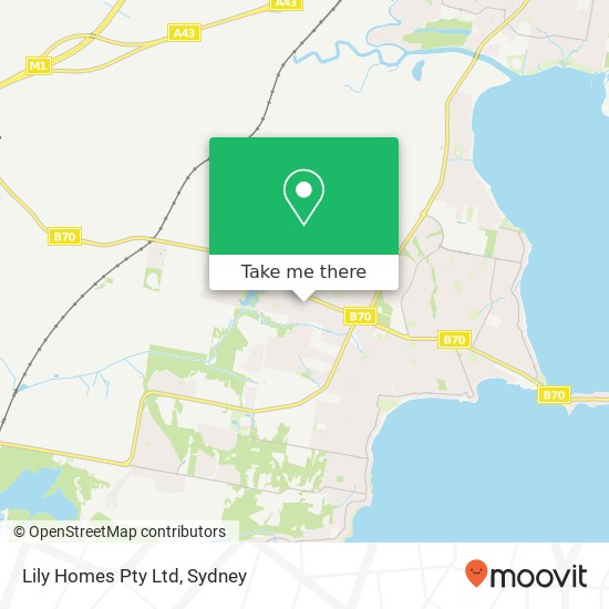 Lily Homes Pty Ltd map