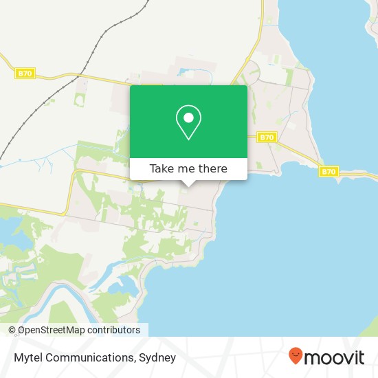 Mytel Communications map