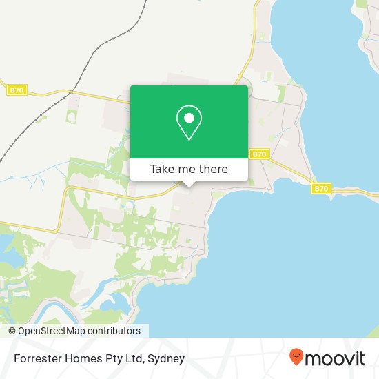 Forrester Homes Pty Ltd map