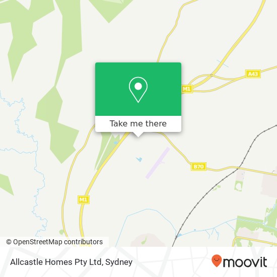 Mapa Allcastle Homes Pty Ltd