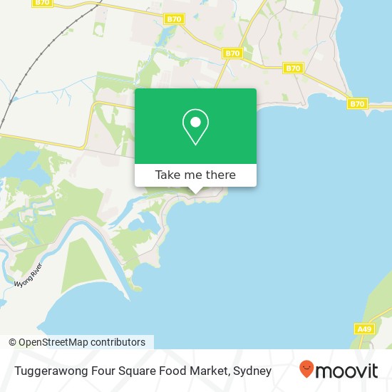 Tuggerawong Four Square Food Market map