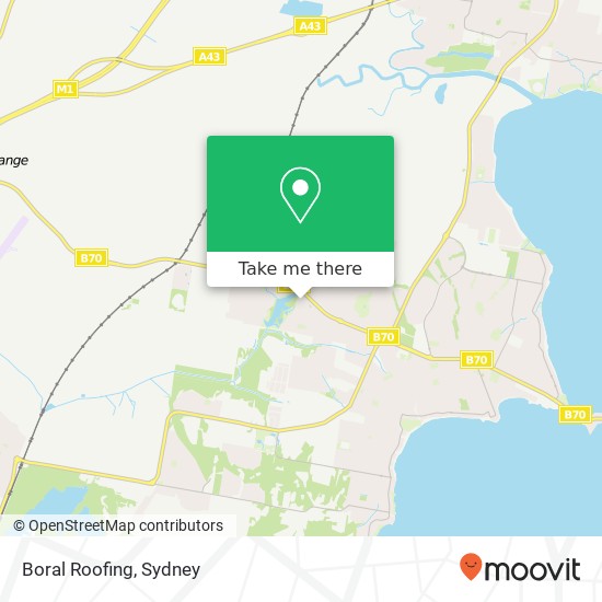 Boral Roofing map