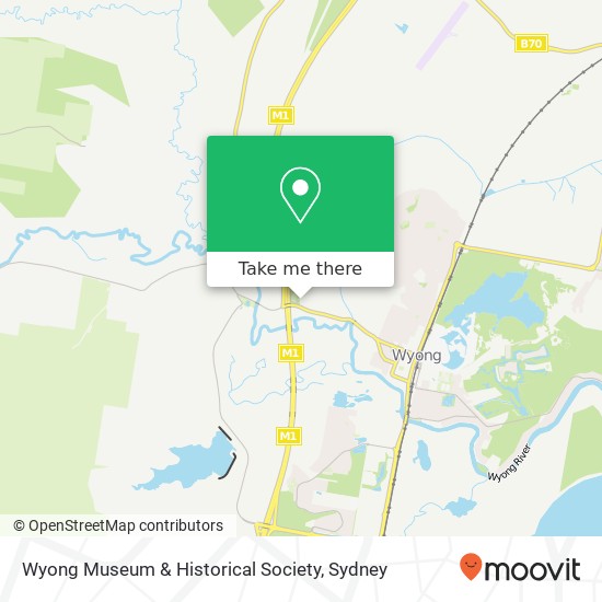 Wyong Museum & Historical Society map
