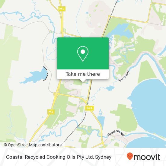 Coastal Recycled Cooking Oils Pty Ltd map