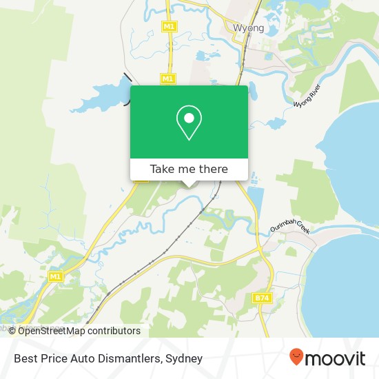 Best Price Auto Dismantlers map