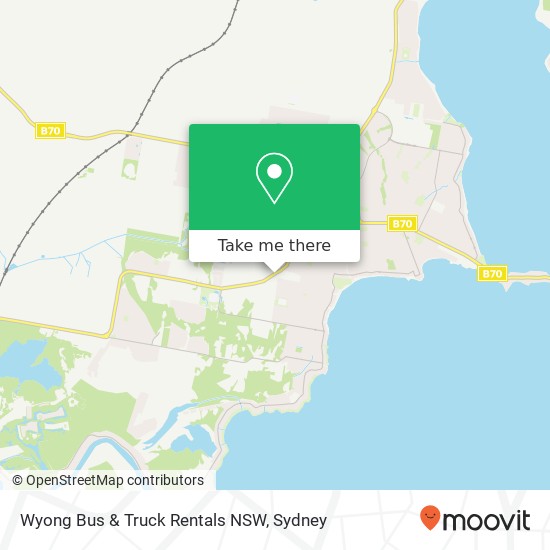 Wyong Bus & Truck Rentals NSW map