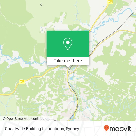 Coastwide Building Inspections map