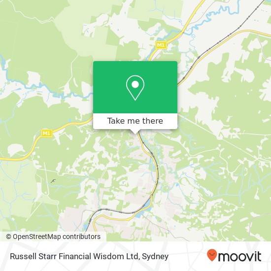 Russell Starr Financial Wisdom Ltd map