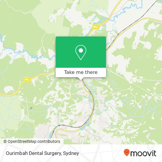 Mapa Ourimbah Dental Surgery