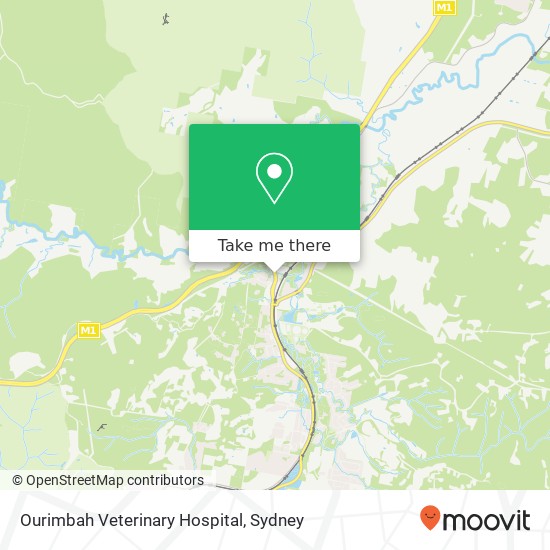 Mapa Ourimbah Veterinary Hospital