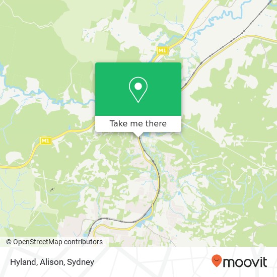 Hyland, Alison map