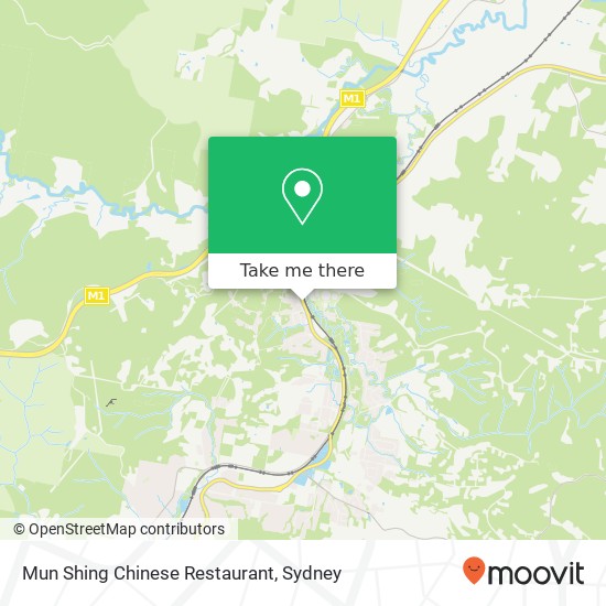 Mapa Mun Shing Chinese Restaurant