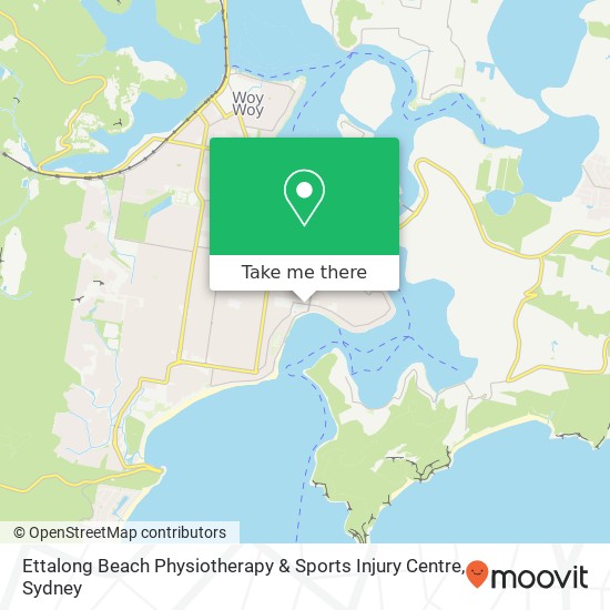 Mapa Ettalong Beach Physiotherapy & Sports Injury Centre