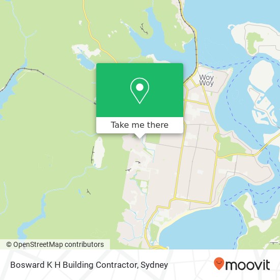 Bosward K H Building Contractor map