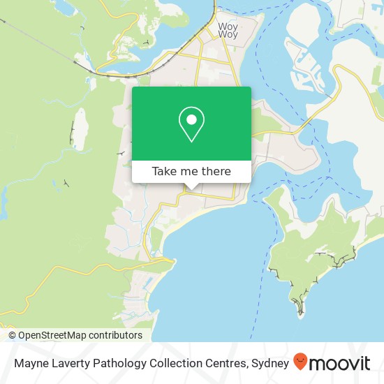 Mayne Laverty Pathology Collection Centres map