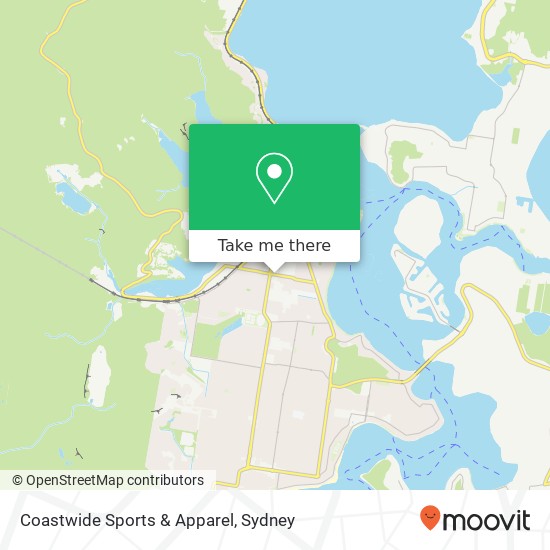 Coastwide Sports & Apparel map