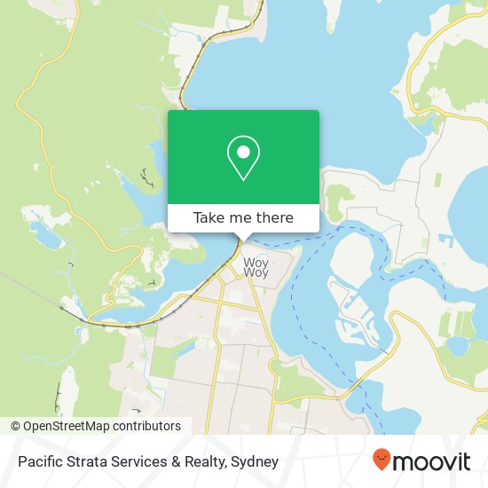 Pacific Strata Services & Realty map