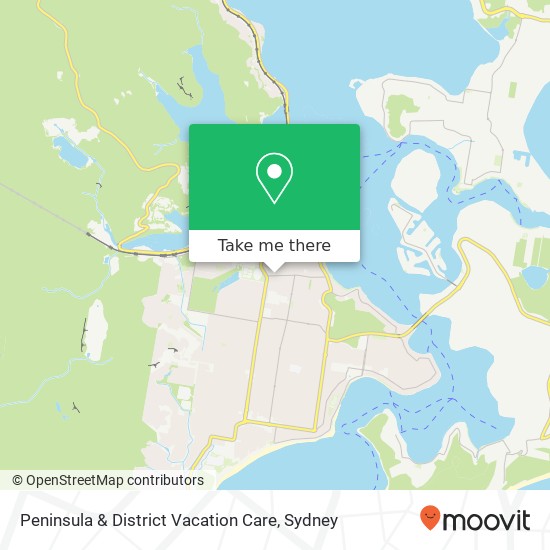 Mapa Peninsula & District Vacation Care
