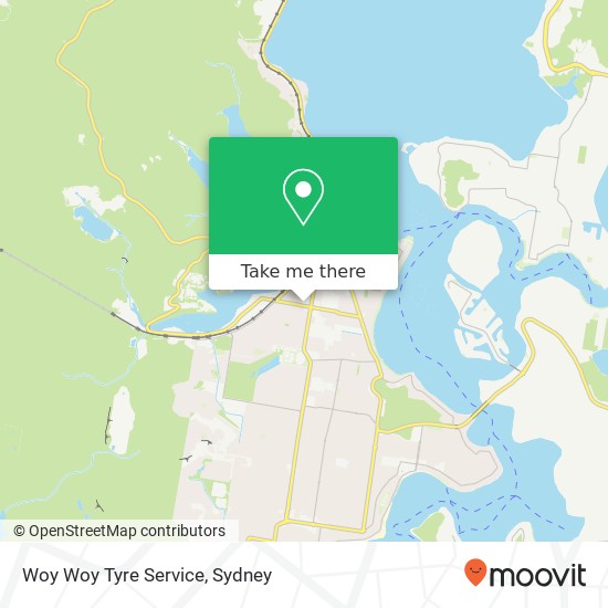 Woy Woy Tyre Service map