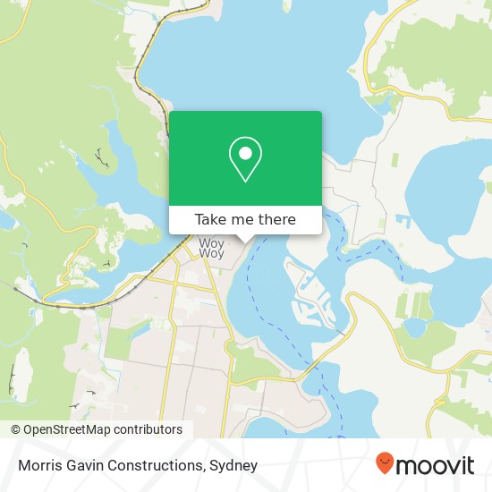 Morris Gavin Constructions map