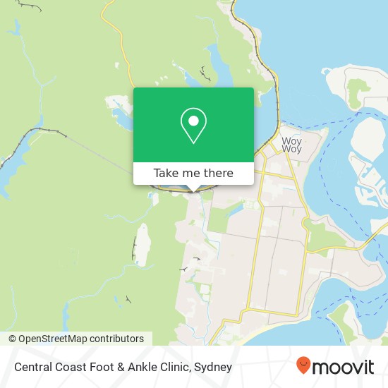 Central Coast Foot & Ankle Clinic map