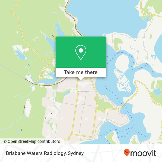 Mapa Brisbane Waters Radiology