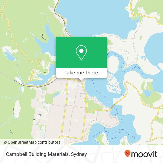 Mapa Campbell Building Materials