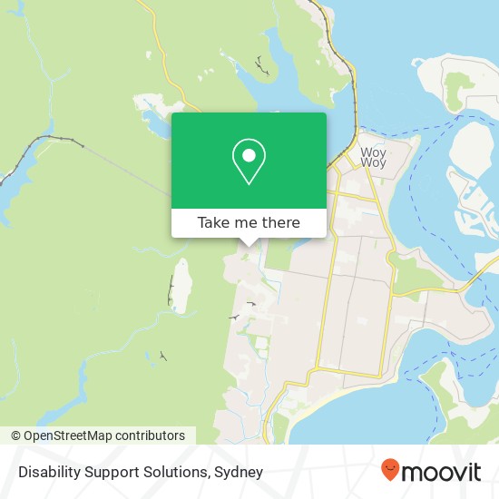 Disability Support Solutions map