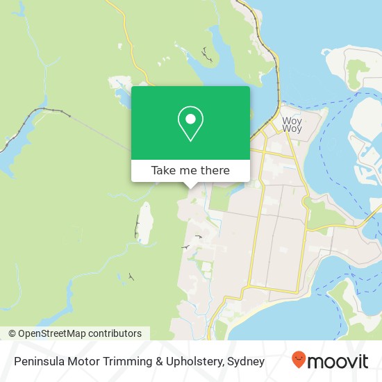 Peninsula Motor Trimming & Upholstery map