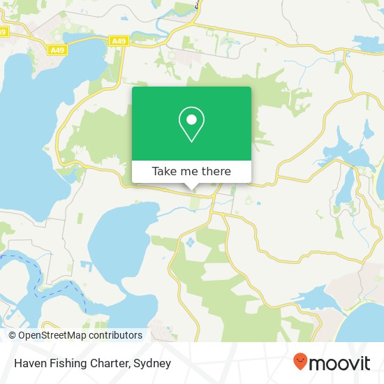 Haven Fishing Charter map